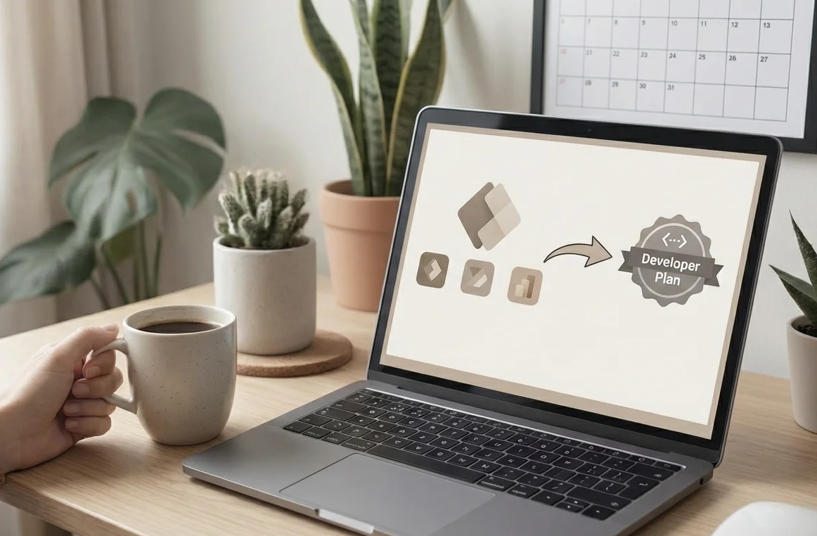 ¿Cómo puedo conseguir una licencia gratuita de Power Platform?